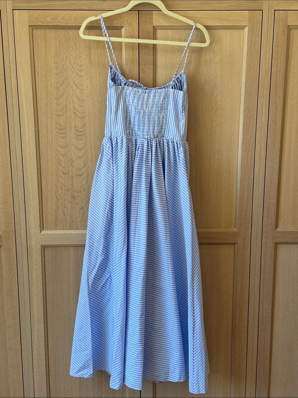 ALTUZARRA | Stripped Blue Linen Dress | Size: Small - Picture 5 of 7